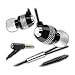 Electronics : V-MODA Vibe Duo Earbuds/Headset (iPhone Compatible) - Black