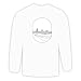Long Sleeve T-shirt with Spain, "black and white", meadows, Europe, palace, architecture, construction, building, garden Large White
