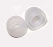 10 Clear Small Sharp Philips Panasonic Griffin EarJams TuneBuds Replacement Silicone Ear Buds Tips