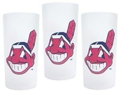 Cleveland Indians 3 Piece Tumbler Set - Baseball Sports Merchandise