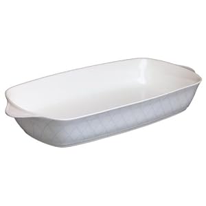 Lenox Swedish Lodge Bone China Oblong Baker
