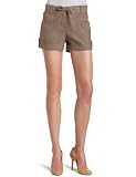 BCBGMAXAZRIA  Women's Linen Short,Heather Tart,0