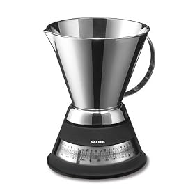 Salter Mechanical Kitchen Scales 099 BK/SS jug