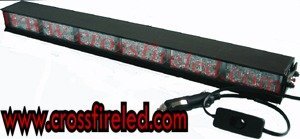 Crossfire X36 HEX LEd warning light bar for front or rear deck. 6 Head