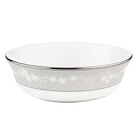 Lenox Bellina Bone China Platinum Banded All Purpose Bowl by Lenox China