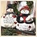 Plush Mr. & Mrs. Softy The Snowman Set