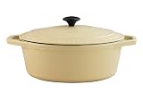 Review Dexam (First Order Account) 11873310 / Chasseur Cast Iron 31cm, 4.8ltr Oval Cream Casserole