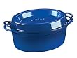 Le Creuset Enameled Cast-Iron 7-1/4-Quart Oval Doufeu Oven, Cobalt