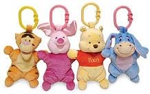 Winnie the Pooh Attachable Mini Plush Toy (Styles Vary)