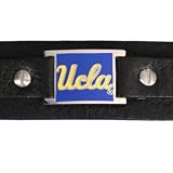 UCLA Italian Leather Cuff Bracelet