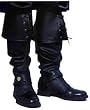 ADULT Prestige Deluxe Vinyl Boot Tops - For Pirate Costumes, Renaissance Costumes and More!