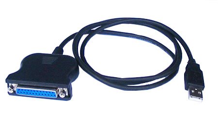 Dekcell CPA-1029 USB to DB25 (Female) Parallel Printer Adapter Cable