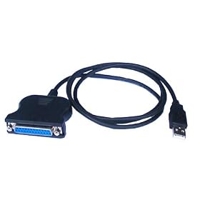 Dekcell CPA-1029 USB to DB25 (Female) Parallel Printer Adapter Cable by DekCell