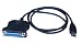 Video Games : Dekcell CPA-1029 USB to DB25 (Female) Parallel Printer Adapter Cable