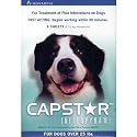 Novartis Capstar Flea Treatment Green Tabs for Dogs and Cats 25 Pounds and Over, 6 Tablets