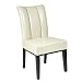 Metro Pleated Back Parson Leather Dining Chair