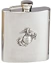 Marine Corps Logo Stainless Steel Flask