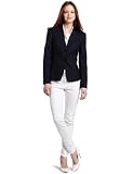 Jones New York Womens Petite Seamed Waist Jacket