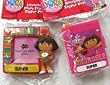 Nick Jr Dora The Explorer decorative zipper pulls - 2pcs picture frame and mini notebook zipper pull keychains