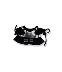 Black Top w/White Stripes #6058 fits most Webkinz, Shining Star and 8" - 10" Stuffed Animals