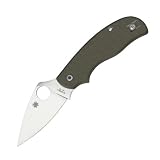 Spyderco Urban Wharncliffe Slip-It Plain Edge Knife, Foliage Green