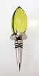 Lime Ellipse Wine Stopper Lime Ellipse Wine Stopper