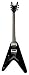 Dean VX Solid Body Left Handed Electric Guitar Classic Black