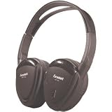 Power Acoustik Hp-11S Swivel Ear Pad, Single-Channel Ir Wireless Headphones (12 Volt-Video )