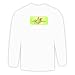 Long Sleeve T-shirt with hen, drawing, bird, cock, rooster, chicken Large White
