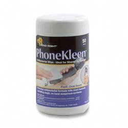 Telephone Wipe, Premoistened, Antibacterial, 50 Pop-Up Wipes/Tub RRTRR1403