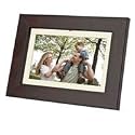 Coby DP702 7-Inch Widescreen Digital Photo Frame (Woodgrain)