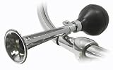 Pyramid Bicycle Squeeze Horn, Straight 10', Chrome Plated