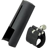 Rovner Light Baritone Saxophone Ligature and Cap L9 - Fits Most Rubber Bari Sax Mouthpieces - B000ARS9KG
