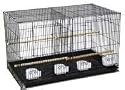Brand New Aviary Bird Cage 30x18x18 W/Divider-2464BLK