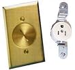 FLOOR RECEPTACLE W/PLATE