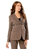 A Pea in the Pod: Belted Bi-stretch Suiting Maternity Jacket