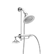 Conair Large Rainshower Showerhead - Chrome/ White