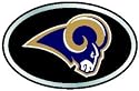 St. Louis Rams Color Auto Emblem