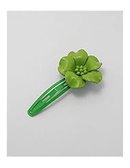 Flower Hair Clip In White Base