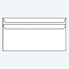 Herlitz Briefumschl�ge DINlang selbstklebend wei� VE=100 St�ck