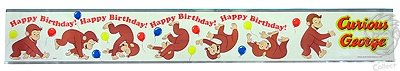 Buy Curious George – Movie Party Decorations – Foil Birthday Banner