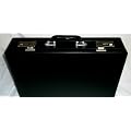 Quality Black Leather Effect PU Briefcase / Attache Case