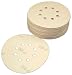 6 Inch Hook & Loop Sanding Discs, 8 Holes, 120 Grit, Box of 50.