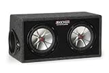 Kicker CompVR 07DCVR124 4-Ohm 2 Subwoofers In Vent Box