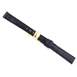 Watchband Genuine Lizard Black 14mm