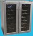 HAIER HVTF48DPABS French Door Design Dual Zone Electronic Thermal Electric Wine Cellar -- 48-Bottle Capacity with Dual Storage Compartment 
