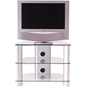 Stil-Stand STUK2003-Black Glass LCD TV Stand
