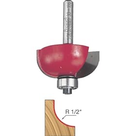 Freud 30-106 1 2-Inch Radius Cove Router Bit with 1 4-Inch Shank by Freud