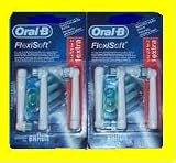 Braun Oral B EB17-6 Power Toothbrush Replacement Brush Heads (6 FlexiSoft Refills)