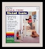 Four Paws Walk-Thru Metal Pet Gate